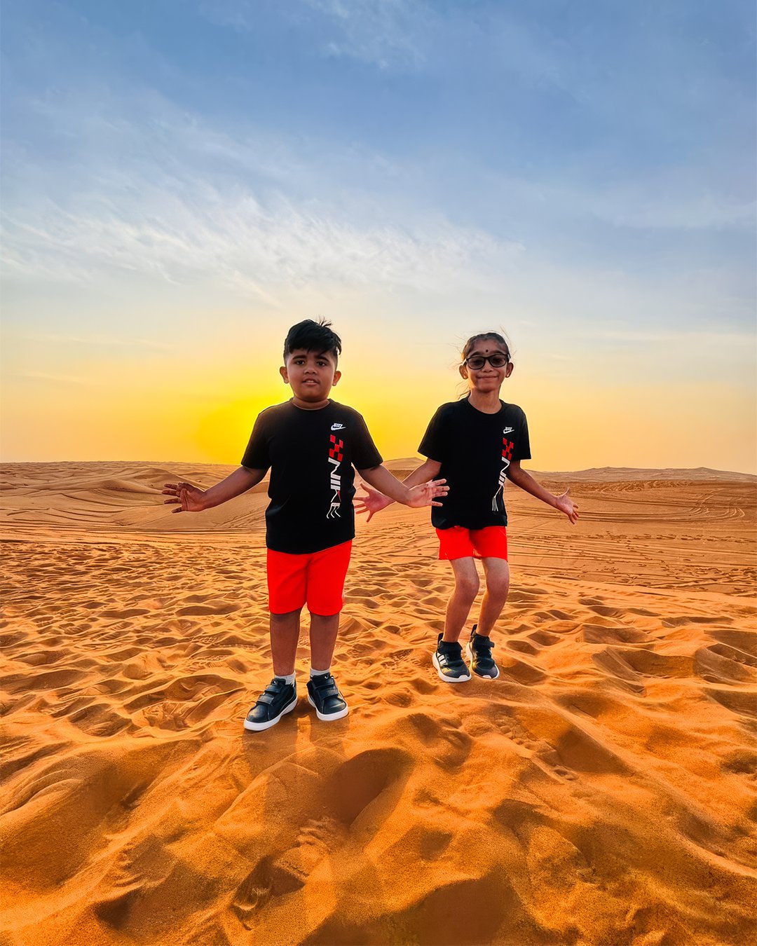 Desert safari guests