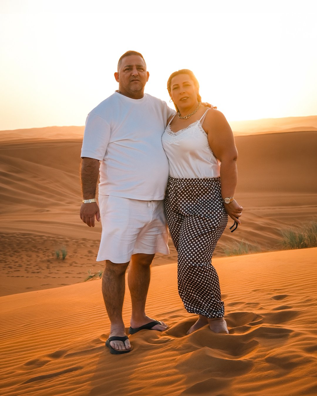 Desert safari guests