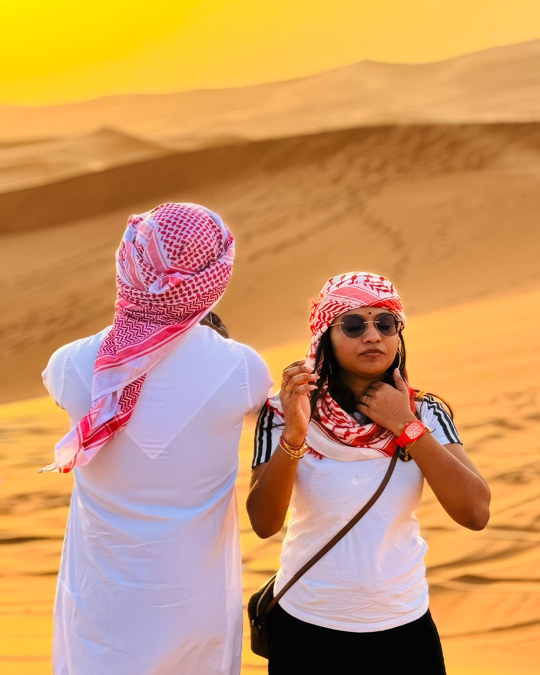 Desert safari guests